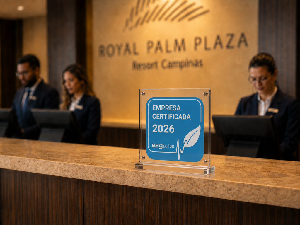 Grupo Royal Palm conquista certificação ESG Pulse no nível “Transformador” em todos seus empreendimentos